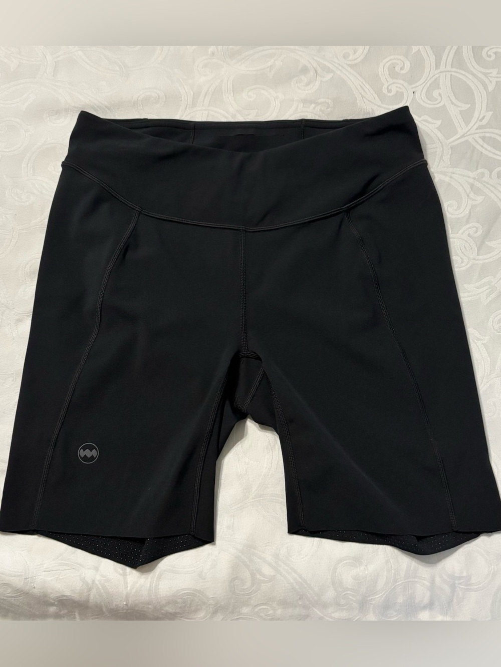Janji Groundwork Knit Pace Shorts 7" - Black / Size L women’s running